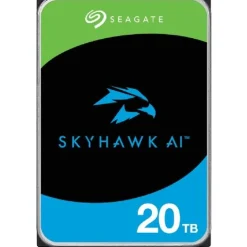 20TB Seagate Surveillance Video Optimized AI Skyhawk HDD SATA 6Gb/s 512MB cache 3.5inch CMR Helium