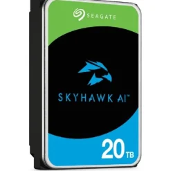 20TB Seagate Surveillance Video Optimized AI Skyhawk HDD SATA 6Gb/s 512MB cache 3.5inch CMR Helium