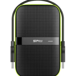 5TB Silicon Power Armor A60 SP050TBPHDA60S3K 2.5" (6.4cm) USB 3.1 schwarz/grün
