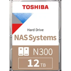 12TB Toshiba N300 NAS HDWG51CEZSTA 512MB 3.5" (8.9cm) SATA 6Gb/s