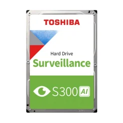 18TB TOSHIBA S300 SURVEILLANCE AI 3.5 SATA HDD 7200 RPM 512MB CMR
