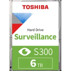 6TB Toshiba S300 Surveillance HDWT860UZSVA 256MB 3.5" (8.9cm) SATA 6Gb/s