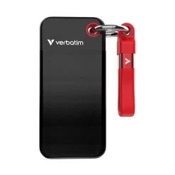 1TB Verbatim Pocket schwarz/rot Extern USB 3.2 (Typ-C) (32192)