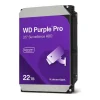 22TB WD Purple Pro SATA 6Gb/s HDD 8,89cm 3,5Zoll internal 7200Rpm 512MB Cache 24x7