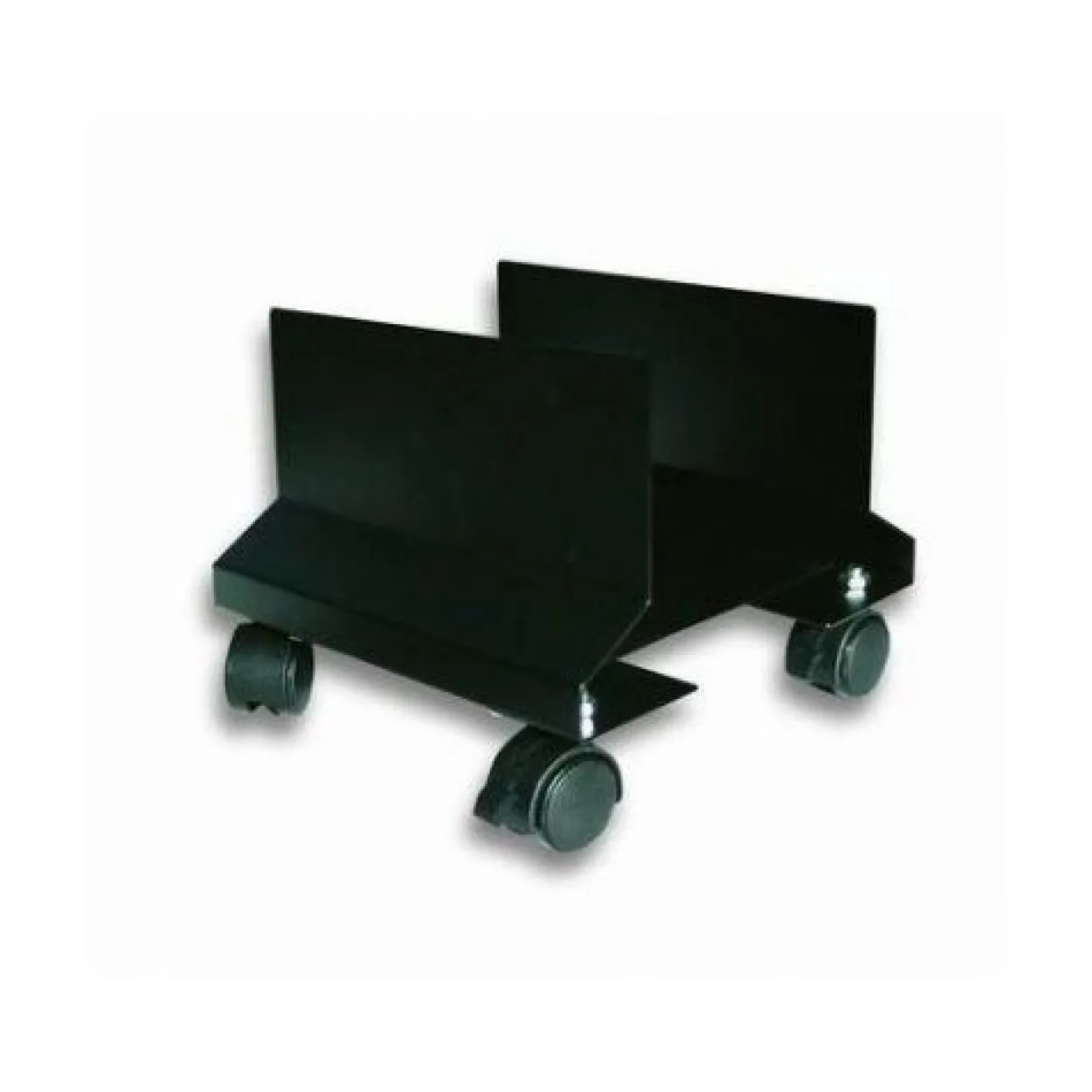 Techly CPU/PC Halterung mit Rollen, Metall, schwarz