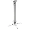 Techly Deckenhalterung ausziehbar, 54-90cm, silber