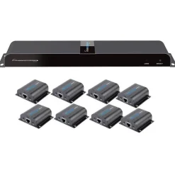 Techly HDMI Extender/Splitter mit IR über RJ45 50m