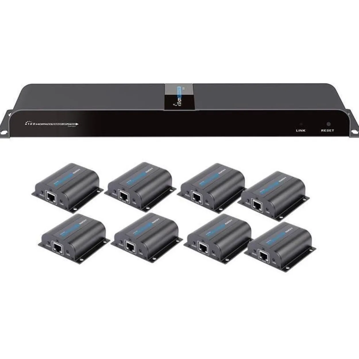 Techly HDMI Extender/Splitter mit IR über RJ45 50m