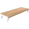 Techly Monitorständer Riser, Naturholz