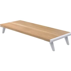 Techly Monitorständer Riser, Naturholz