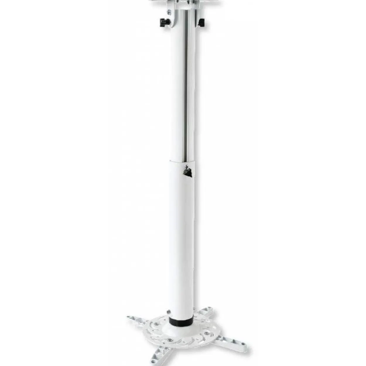 Techly Profi Deckenhalterung f. Beamer,ausziehbar,50-77cm,w.