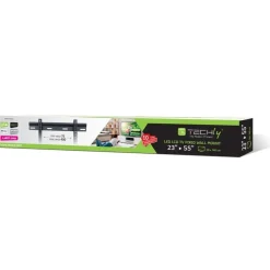 Techly Wandhalterung Ultra Slim für LCD/LED TV 23-55" schwar