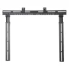 Technly Universal Soundbar Halterung fuer TV Montage schwarz Breite 715mm Hoehe 403mm Fuer TV mit VESA bis 600x400 max.Traglast 10Kg
