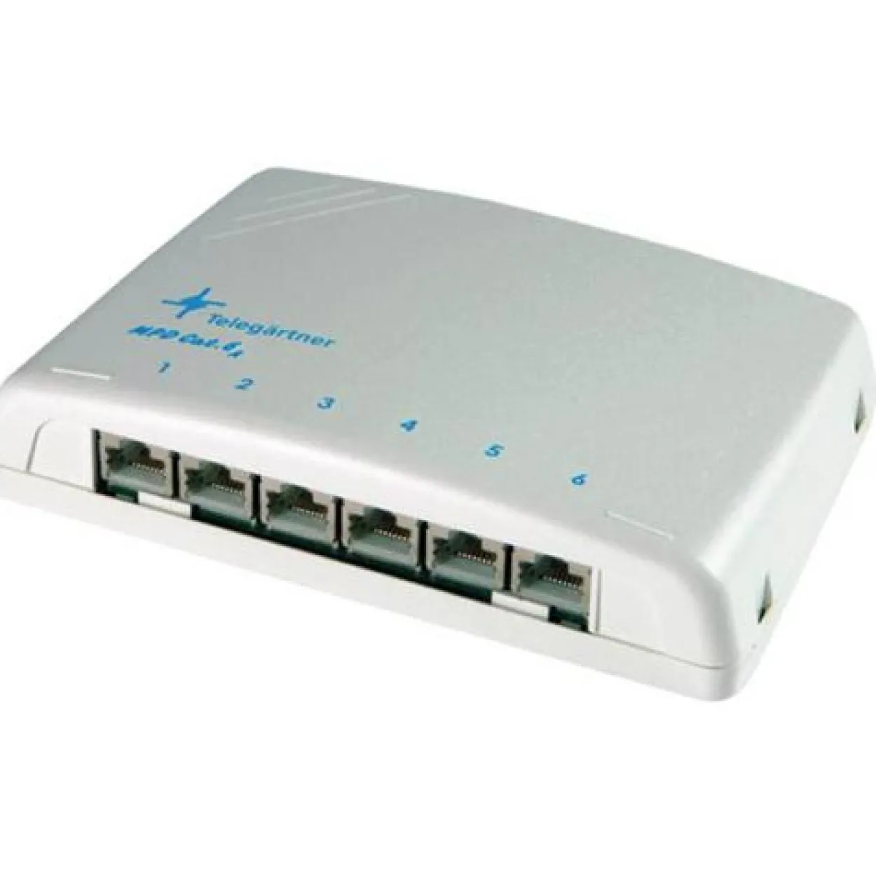 Telegärtner Modular Patch Verteiler Kat.6A, 6 x RJ45