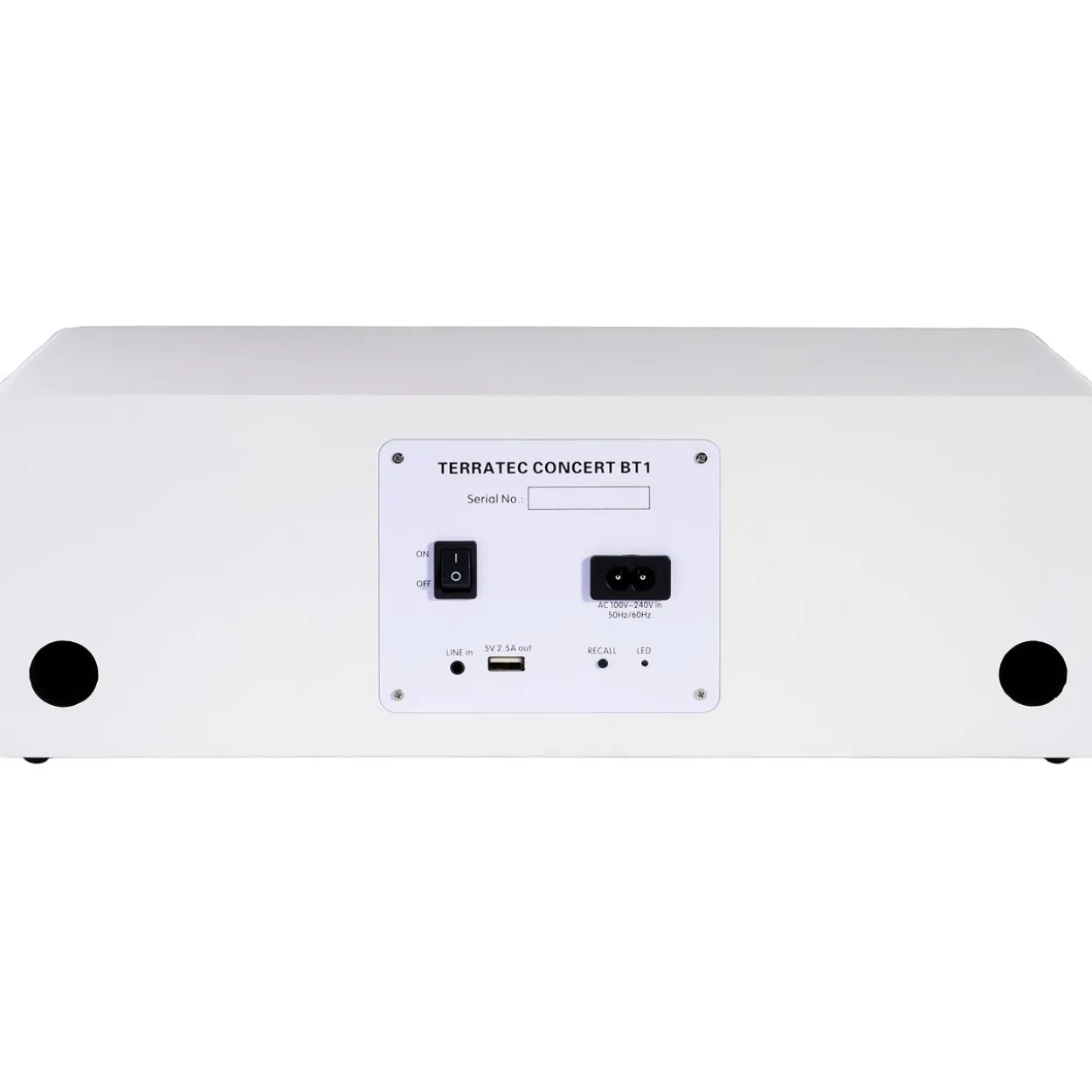 TerraTec Concert W1 2.0 System 20W RMS weiß