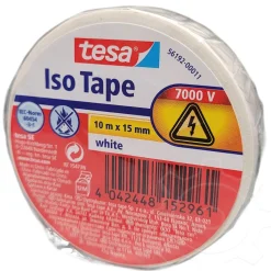 tesa Isolierband ISO TAPE, 15 mm x 10 m, weiß
