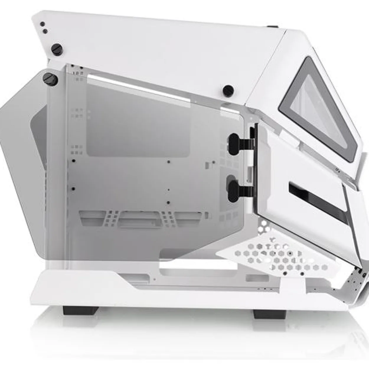 Thermaltake AH T200 Snow Mini Tower ohne Netzteil weiss