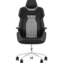 Thermaltake Argent E700 Real Leather Gaming Chair Space Gray with houndstooth fabric