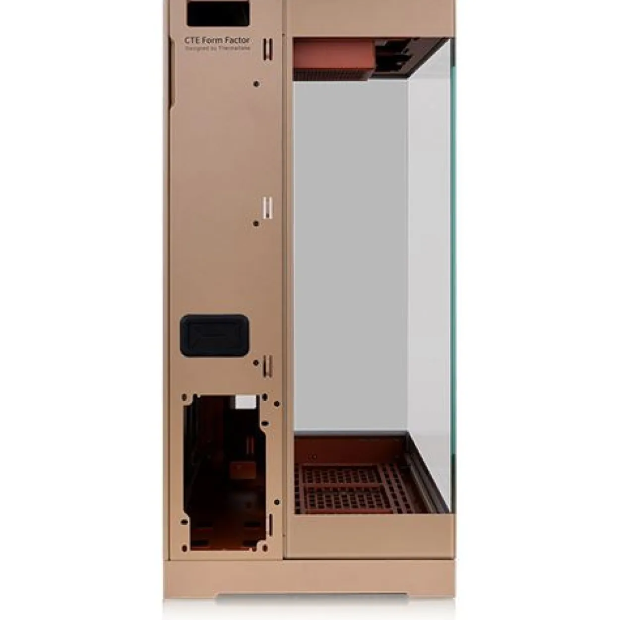 Thermaltake CTE E550 TG Gravel Sand Midi Tower ohne Netzteil beige
