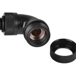 Thermaltake Pacific G1/4 PETG Tube 90-Degree compression-16mm OD - Black