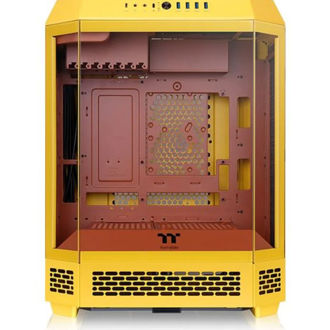 Thermaltake The Tower 600 Butter Caramel Midi Tower ohne Netzteil gelb/braun