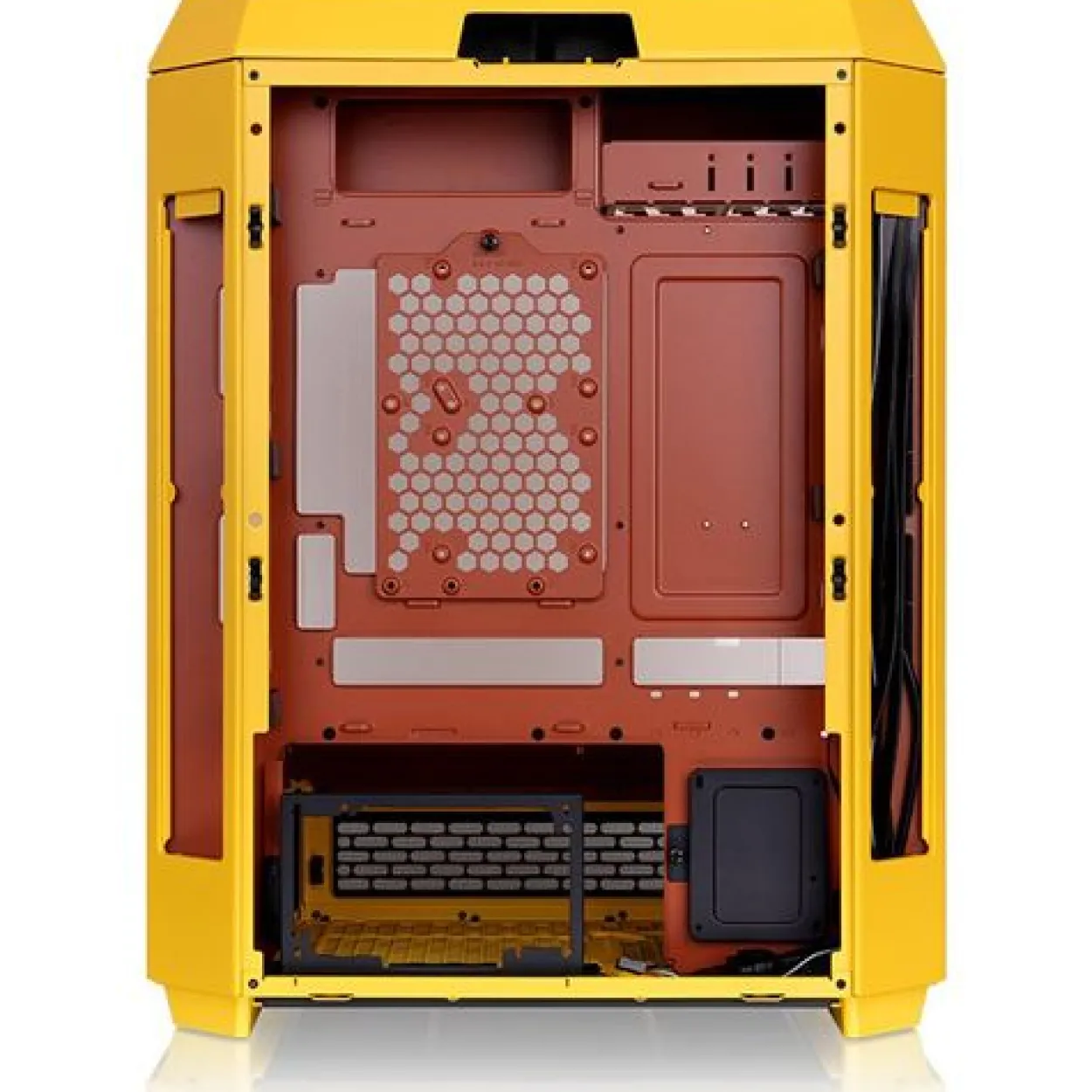 Thermaltake The Tower 600 Butter Caramel Midi Tower ohne Netzteil gelb/braun