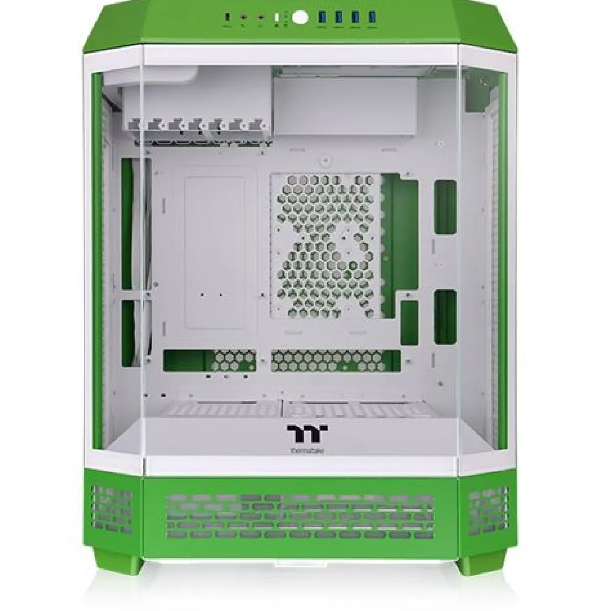 Thermaltake The Tower 600 Light-Year Green Midi Tower ohne Netzteil weiss/grün