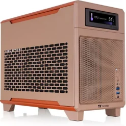 Thermaltake TR100 Gravel Sand ITX Tower ohne Netzteil beige