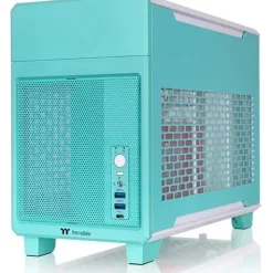 Thermaltake TR100 Mint Strawberry ITX Tower ohne Netzteil türkis