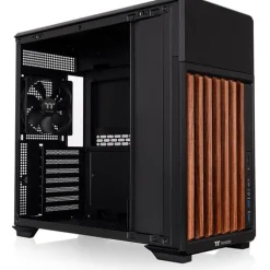 Thermaltake TR300 WS Midi Tower ohne Netzteil schwarz/braun