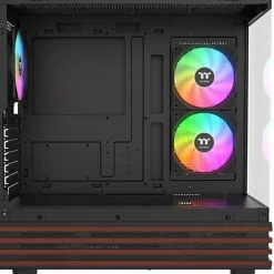 Thermaltake View 270 Plus WS ARGB Midi Tower ohne Netzteil schwarz/braun