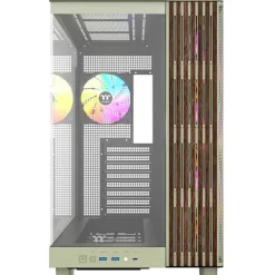 Thermaltake View 380 XL WS ARGB Matcha Green Midi Tower ohne Netzteil grün/braun