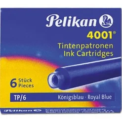 Tinte Pelikan TP/6 Tintenpatronen blau 6 Stück
