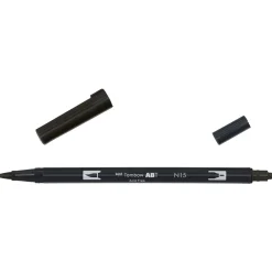 TOMBOW Doppelfasermaler "DUAL BRUSH PEN ABT", black