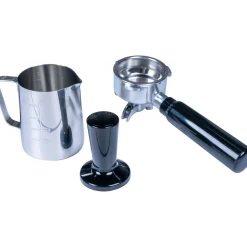 Tornado Siebträgermaschine TCM-5431-GS Edelstahl und Schwarz