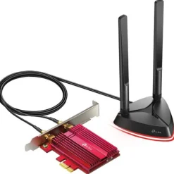 TP-Link AX3000, 2.4GHz/5GHz WLAN, Bluetooth 5.0 LE, PCIe x1 (Archer TX3000E)