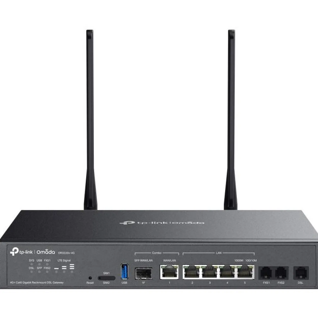 TP-Link 4G+ 1G RACKMOUNT DSL GATEWAY 1X 1G WAN 4X LAN 1X DSL 2X RJ11