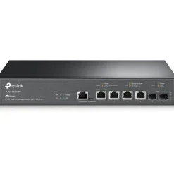 TP-Link JetStream TL-SX3206HPP V1 - Switch - 6 Anschlüsse - managed - an Rack montierbar