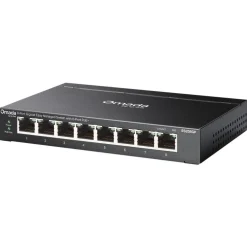 TP-LINK Omada ES208GP 8-Port Gigabit Easy Managed Switch mit 8-Port-PoE+ Desktop wandmontierbar PoE+ (64 W) - managed