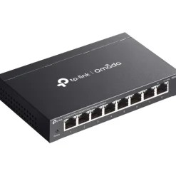 TP-LINK 8-PORT 1G EASY MANAGED SWITCH 8X 1G LAN STEEL CASE FANLESS