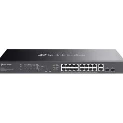 TP-LINK 20-PORT 1G EASY MANAGED SWITCH 16-PORT POE+ 250 W POE POWER