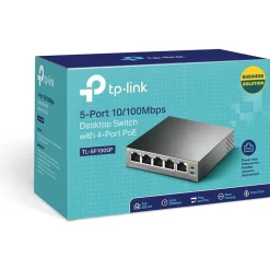 TP-Link TL-SF1005P 5-Port 10/100 Desktop Switch 4x PoE