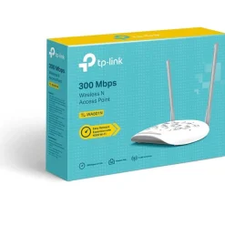 TP-LINK TL-WA801N N300 Wi-Fi Access Point 300 Mbps at 2.4 GHz 2× Fixed Antennas 1× 10/100M Port