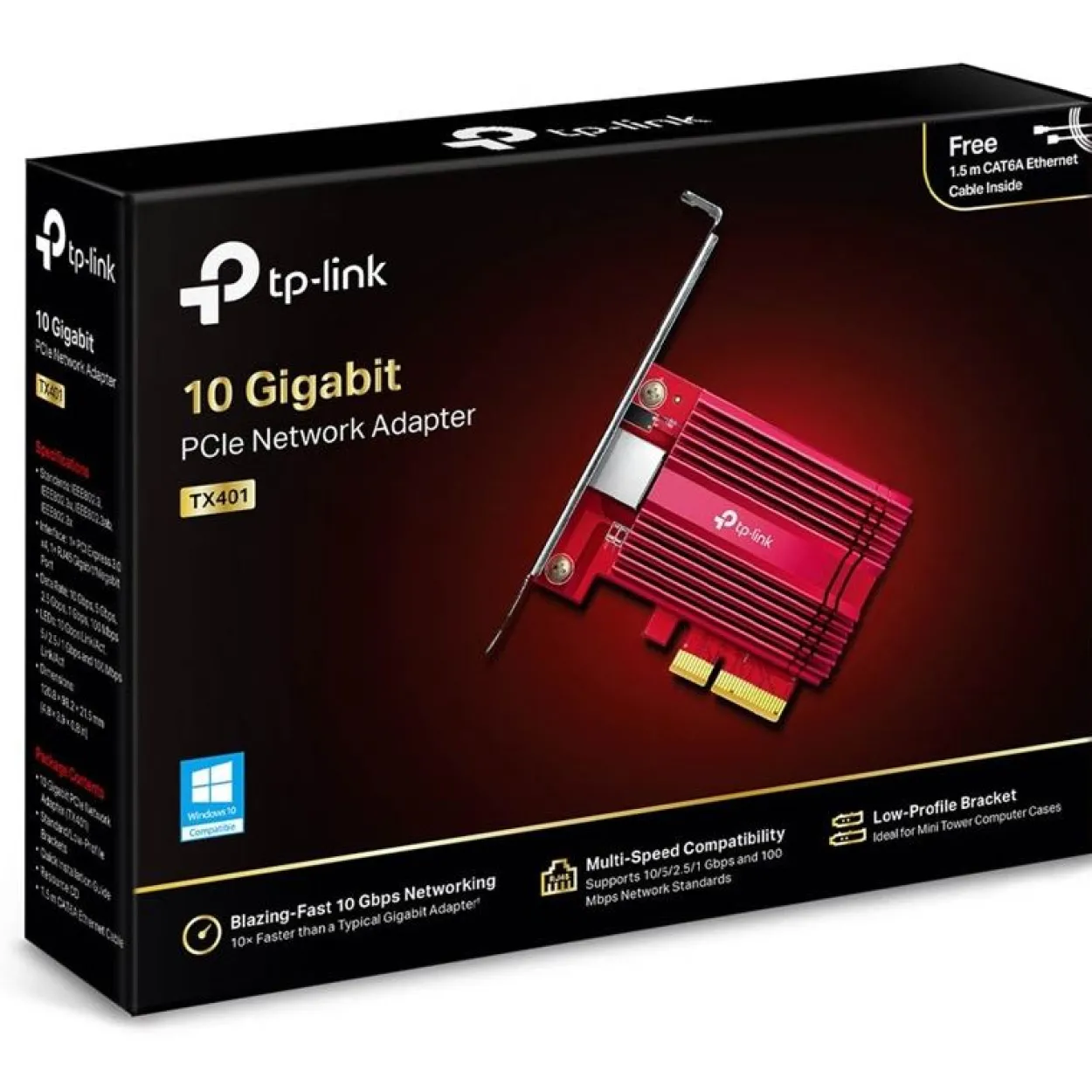 TP-LINK TX410 10 GIGABIT PCIE NETWORK ADAPTER