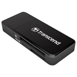 Transcend - Kartenleser (SD, microSD, SDHC, microSDHC, SDXC, microSDXC, SDHC UHS-I, SDXC UHS-I) - USB 3.0