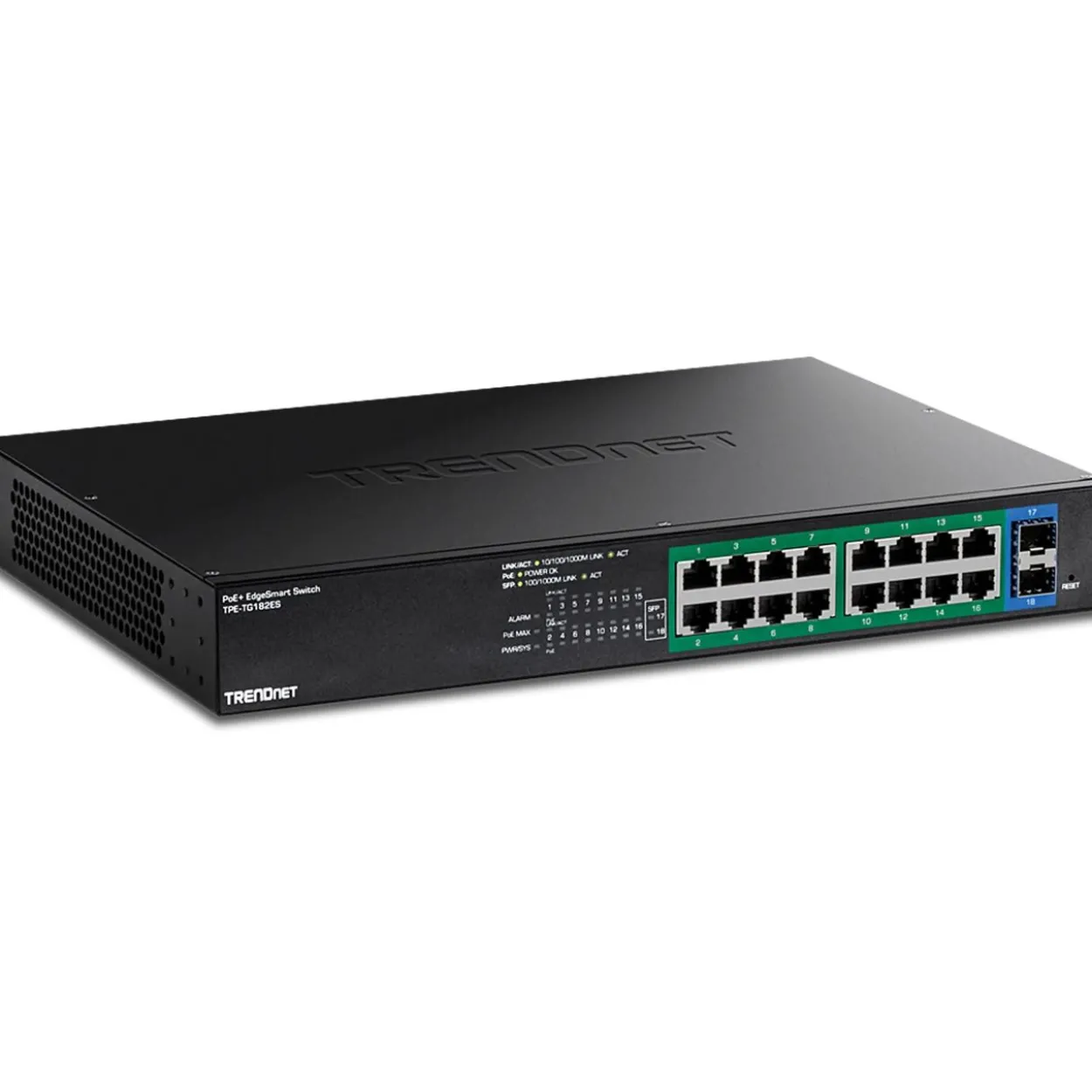 TrendNet 18-Port Gigabit EdgeSmart PoE+ Switch