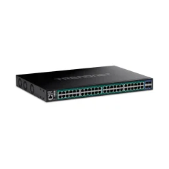 TrendNet 52-Port Gigabit Web Smart 740W PoE+ Switch 10G SFP+