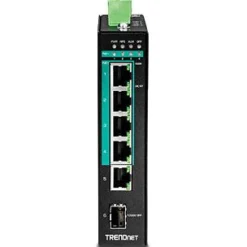 TrendNet 6-port Indust. Gbit PoE+ DIN Rail metall Layer 2 120W