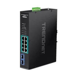 TrendNet 10-port Indust. Gbit PoE+ DIN-Rail Switch -20/+65°C