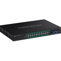 TrendNet 26-Port Industr. Gigabit L2 Managed PoE+ Rackmount